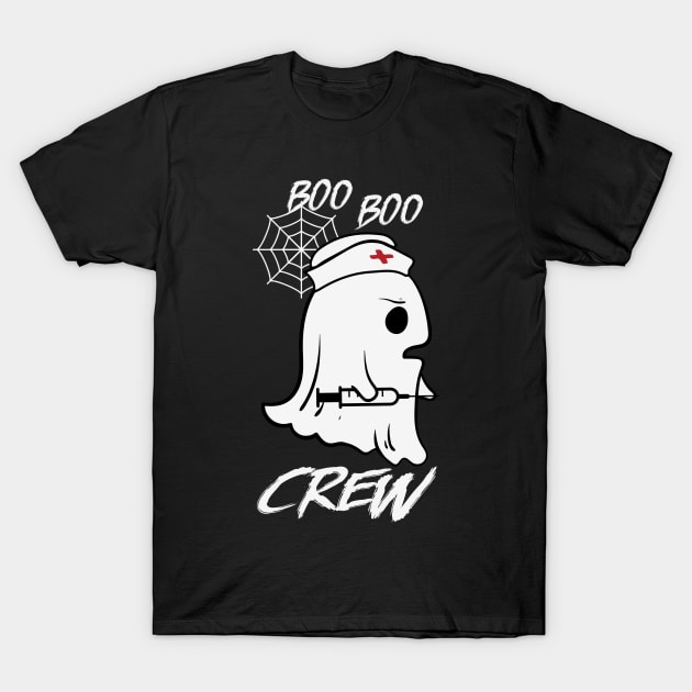 Boo boo crew Halloween Nurse T-Shirt by Coldhand34